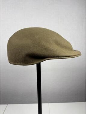 Biltmore 1917  100% Wool Hat Cabbie Newsboy  Olive Khaki RN#31905